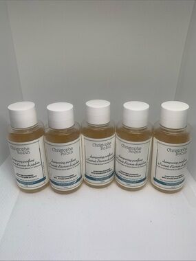 Christophe Robin Purifying Shampoo Travel Size- 2.54 Fl Oz  (Set of 5)